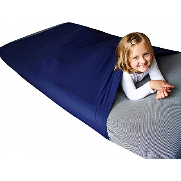 Harkla Sensory Compression Sheet for Kids (Twin) | Compression Sheets are a Great Weighted Blanket Alternative | Helps with ASD & SPD - Stay Cool & Comfortable