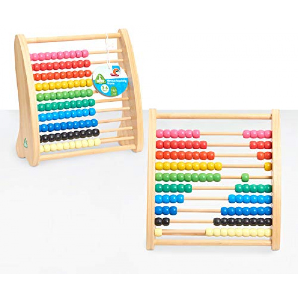 Early Learning Centre Abacus Teaching Frame, Hand Eye Coordination, Fine Motor Skills, Learning to Count Toys for Kids Ages 3+, Amazon Exclusive, by Just Play