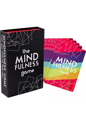 Mindfulness Therapy Games: Social Skills Game That Teaches Mindfulness for Kids, Teens and Adults Effective for Self Care, Communication Skills 40 Cards for Play Therapy