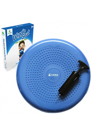 Wiggle Seat for Kids:: Inflatable Wobble Cushion/Wiggle Cushion | Flexible Seating - Perfect for Classroom & Home :: Ages 3 & Up, 13 x